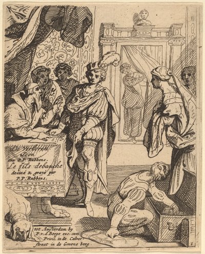 Le Fils Prodigue Recevant son Patrimoine - Theodoor van Thulden after Sir Peter Paul Rubens