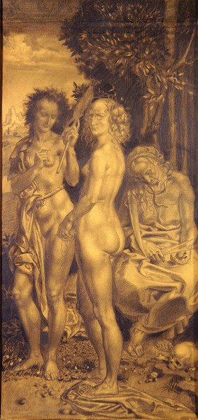 Les trois âges de la vie - panneau droit - Theodor Baierl