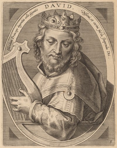 David - Theodor Galle after Jan van der Straet