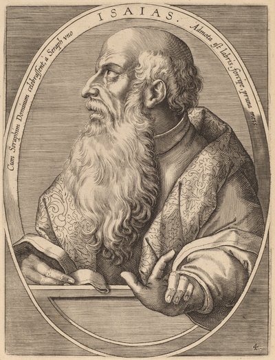 Isaïe - Theodor Galle after Jan van der Straet
