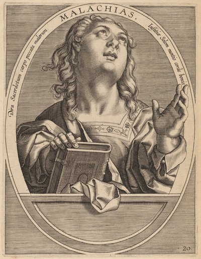 Malachie - Theodor Galle after Jan van der Straet