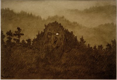 Troll de la forêt - Theodor Kittelsen