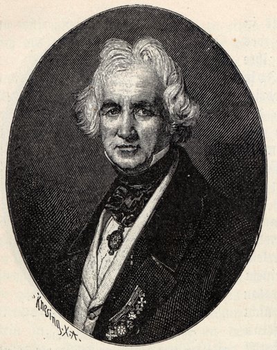 Portrait du sculpteur Christian Daniel Rauch 1777-1857 - Theodor Knesing