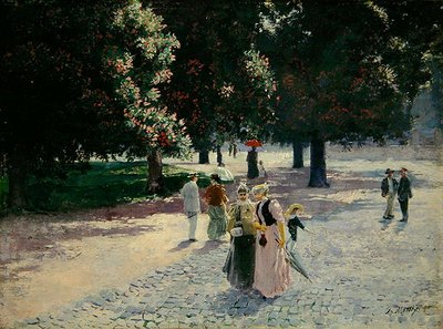 À la lisière du parc - Theodor Matthei