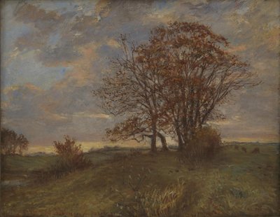 Un paysage près de Borup, Zélande. Soir - Theodor Philipsen
