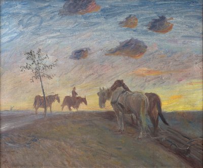Paysage du soir - Theodor Philipsen
