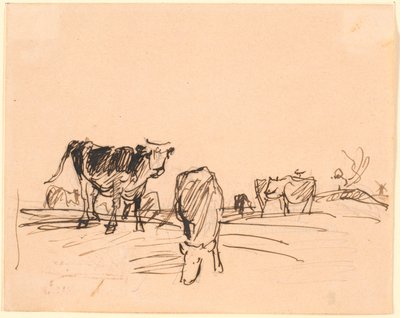 Vaches dans un champ - Theodor Philipsen