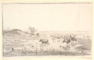 Vaches dans les prés près de Mejlgaard - Theodor Philipsen