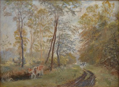 La rivière Sorteaa près du manoir de Mejlgaard, Jutland - Theodor Philipsen