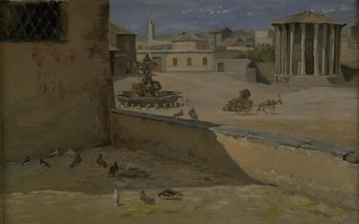 Le soi-disant temple de Vesta à Rome - Theodor Philipsen