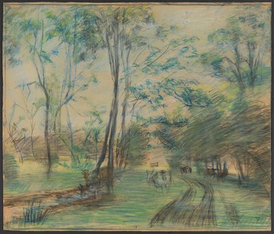 À la rivière Sorteå à Mejlgård - Theodor Philipsen