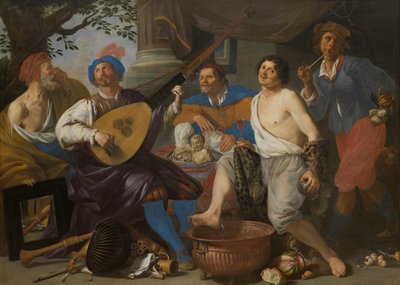 Allégorie des Cinq Sens - Theodor Rombouts
