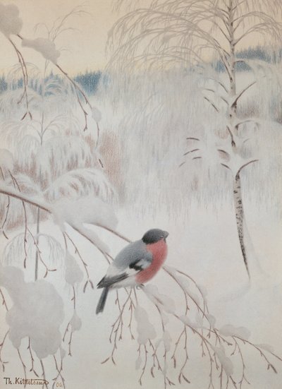 Bouvreuil - Theodor Kittelsen