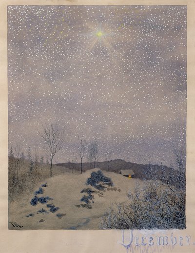 Décembre - Theodor Kittelsen