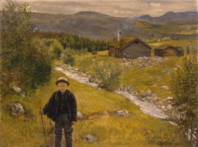 Adieu mère - Theodor Kittelsen