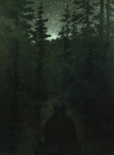 Retour à la maison - Theodor Severin Kittelsen