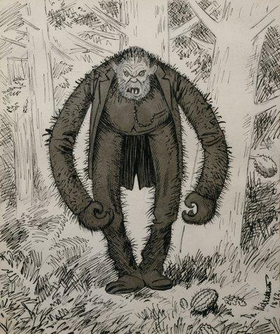 La nature dormait, quand il a été créé - Theodor Kittelsen