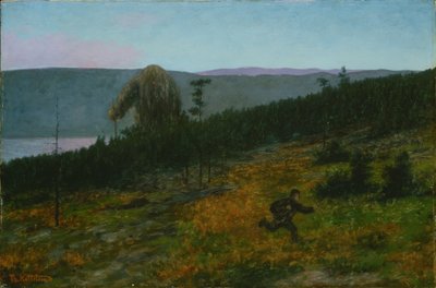 Le garçon cendreux et le troll - Theodor Kittelsen