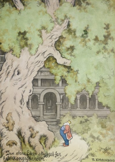 Le grand chêne ombrage tout le domaine du roi - Theodor Kittelsen