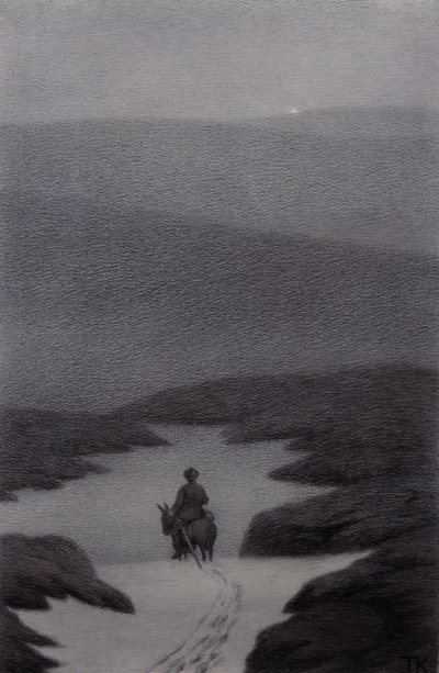 Oui, je vois quelque chose très loin, dit le garçon, ça scintille - Theodor Kittelsen