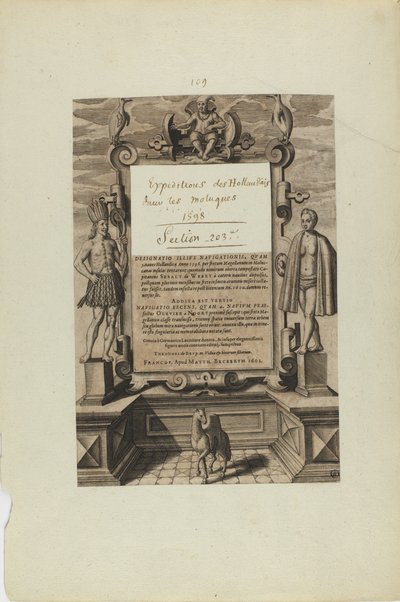 (Page de titre) (extrait du livre Americae) - Theodor de Bry