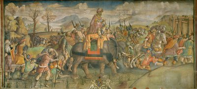 Hannibal en Italie Fresque ... (fresque) - Theodor de Bry