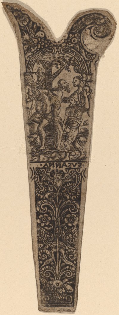 Ornement pour manche de couteau - Theodor de Bry