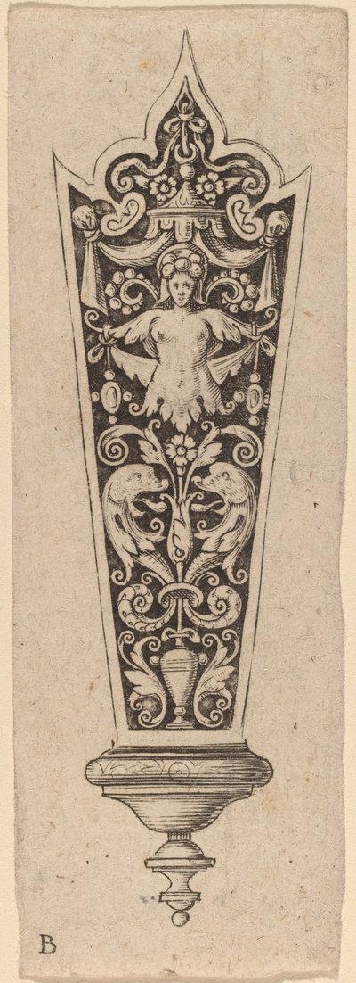 Ornement pour manche de couteau - Theodor de Bry