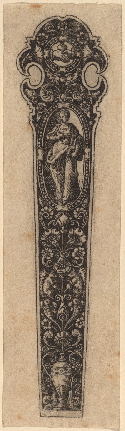 Ornement pour manche de couteau - Theodor de Bry