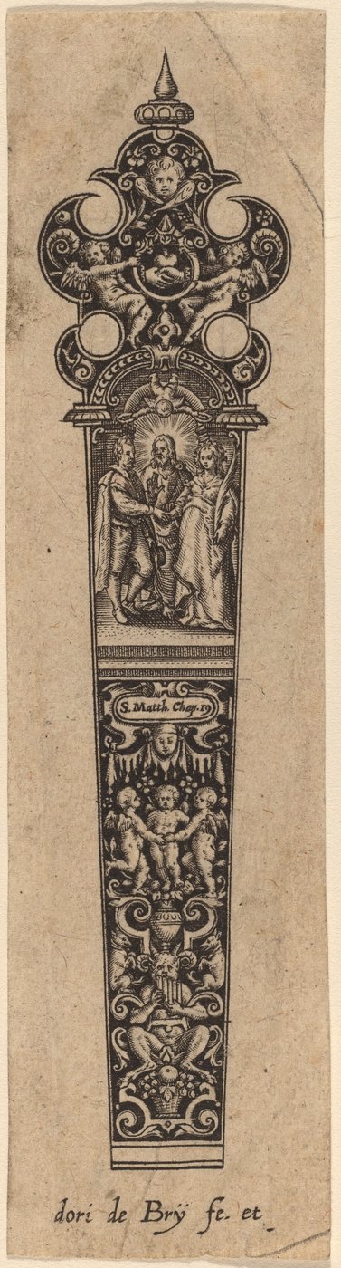 Ornement pour Manche de Couteau - Theodor de Bry