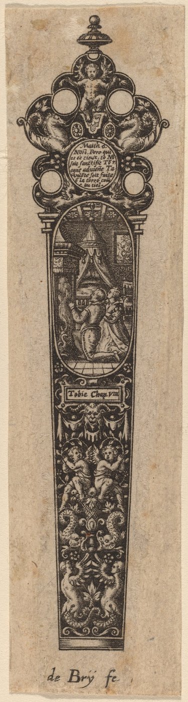 Ornement pour manche de couteau - Theodor de Bry