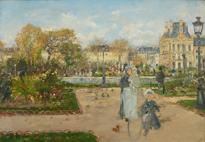 Aux Tuileries - Theodor von Hormann