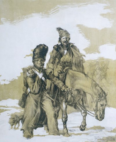 Retraite de Moscou - Theodore (after) Gericault