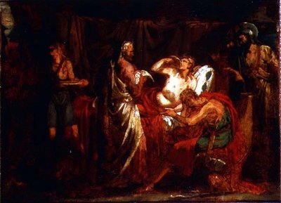 Alexandre et son médecin Philippe - Theodore (attr. to) Gericault