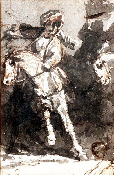 Scène de mêlée - Theodore (attr. to) Gericault