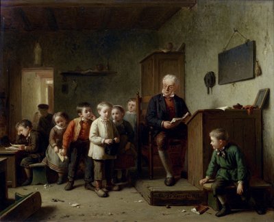 La salle de classe, 1872 - Theodore Bernard de Heuvel