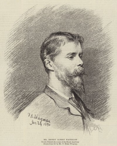 M. Ernest Albert Waterlow (gravure) - Theodore Blake (after) Wirgman