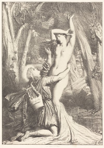 Apollon et Daphné - Théodore Chassériau