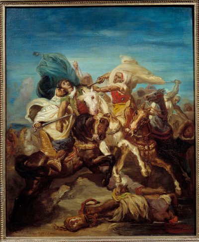 Bataille de cavaliers arabes - Théodore Chassériau