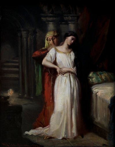 Desdémone se retirant dans son lit - Théodore Chassériau