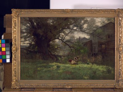 Matin--Le moulin de Old Schofield - Theodore Clement Steele