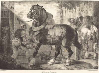 Un maréchal-ferrant français - Theodore Gericault