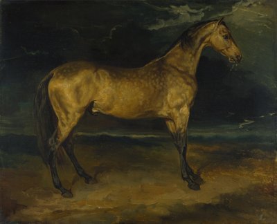 Un cheval effrayé par la foudre, vers 1814 - Theodore Gericault