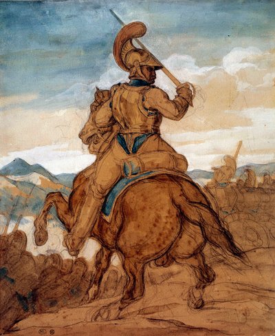 Carabinier ou cuirassier à cheval - Theodore Gericault