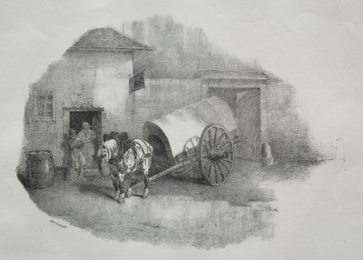 Cheval de charrette sorti des limons - Theodore Gericault