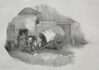 Cheval de charrette sorti des limons - Theodore Gericault