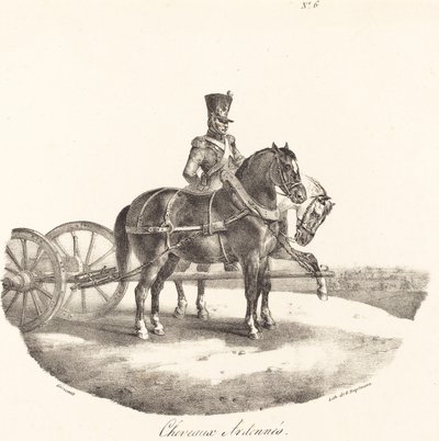 Chevaux des Ardennes - Theodore Gericault