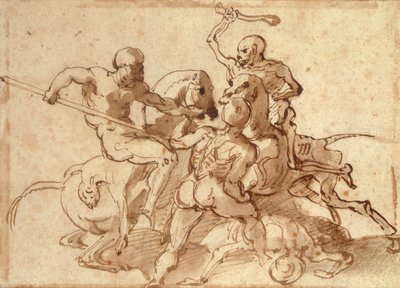 Combat avec la mort - Theodore Gericault