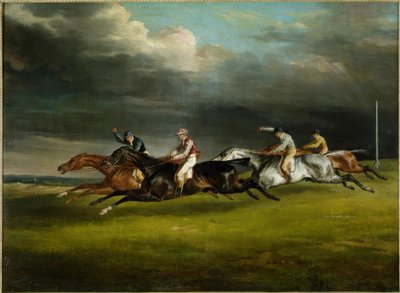 Course de chevaux (Le derby de 1821 à Epsom) - Theodore Gericault