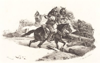 Cuirassiers chargeant - Theodore Gericault